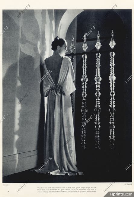 chanel 1935 white evening gown photo studio chanel|Chanel dresses for women.